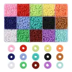 15 Colors Handmade Polymer Clay Beads