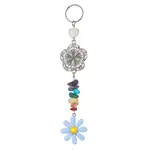 Flower Resin Keychains