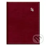 Manager diár NEAPOL 2026 (bordový) (12-mesačný, týždenný, A4, stĺpcový)