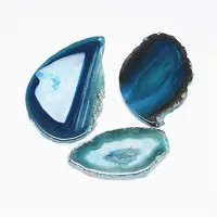 Natural Agate Slices Big Pendants