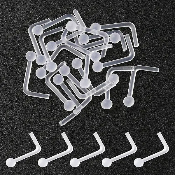 Acrylic L-Shaped Nose Ring