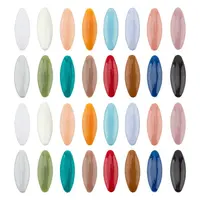 32Pcs 16 Colors Horse Eye Plastic Brooches