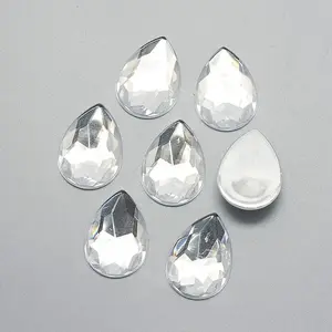 Acrylic Rhinestone Flat Back Cabochons