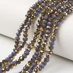 Electroplate Opaque Glass Beads Strands