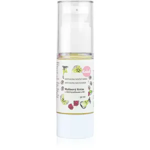 Kvitok Malinový krém s AHA kyselinami nočný krém pre zrelú pleť 40+ 30 ml