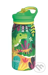 Nerezová termofľaša s náustkom Pop Kids Dinosaurus Jungle 445 ml