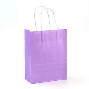 Pure Color Kraft Paper Bags