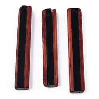 Opaque Resin & Wood Pendants