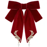 Polyester Ribbon Bowknot Brooch