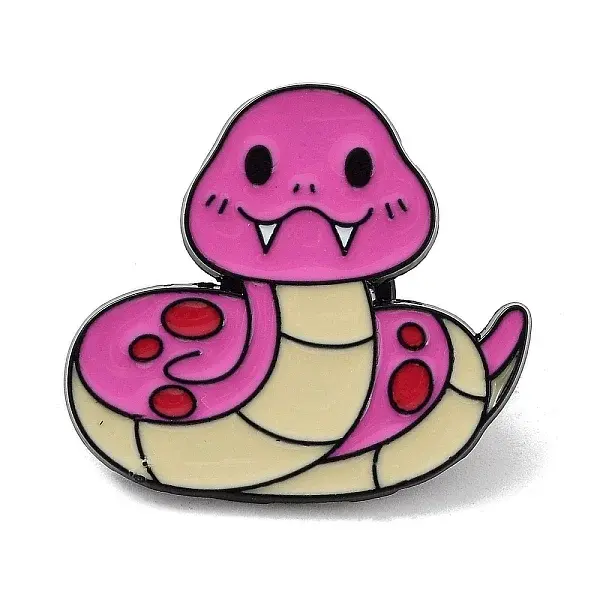 Snake Alloy Enamel Pin Brooches
