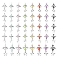 4 Sets Transparent Acrylic Pendants