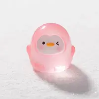 Luminous Resin Penguin Miniature Ornaments