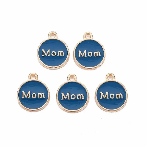 Mother's Day Alloy Enamel Charms