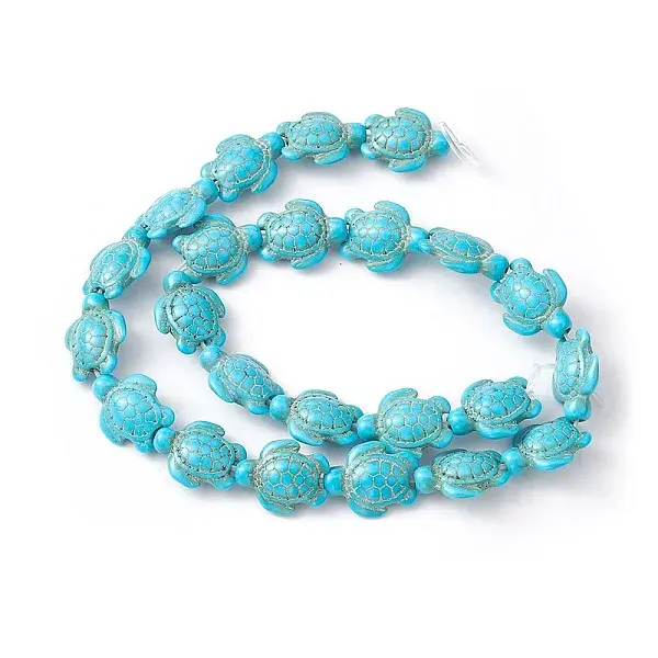 Synthetic Turquoise Beads Strands