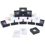 16Pcs 2 Colors Clear Window Plastic Loose Diamond Boxes