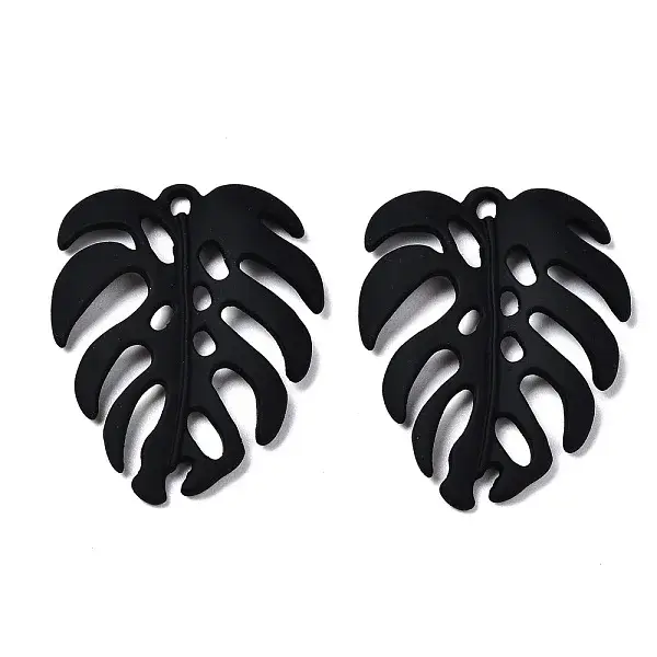 Spray Painted Alloy Pendants