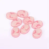 Resin Cameo Lady Head Cabochons