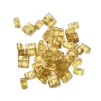 2-Hole Transparent Glass Seed Beads