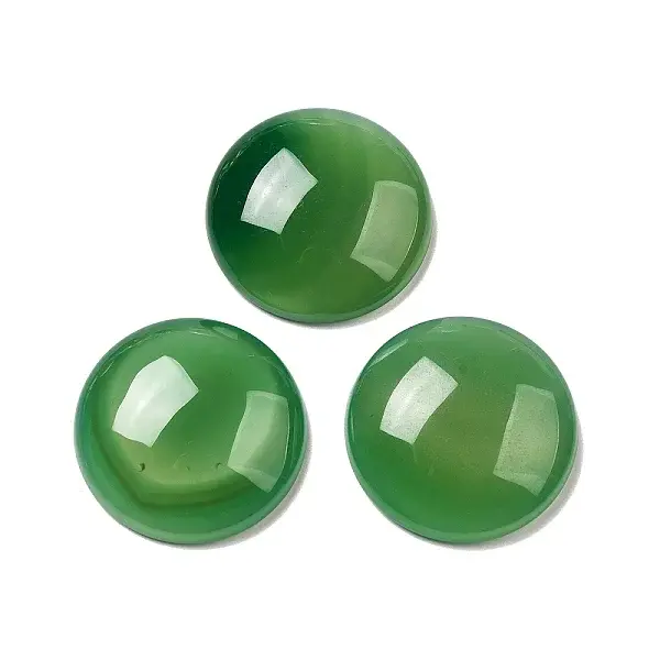 Natural Green Onyx Agate Cabochons