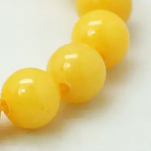 Natural Mashan Jade Round Beads Strands