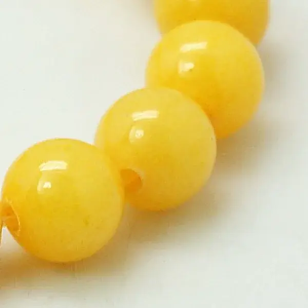 Natural Mashan Jade Round Beads Strands