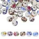 210Pcs 6 Style Handmade Porcelain Beads