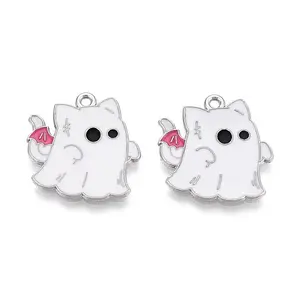 Halloween Theme Alloy and Enamel Pendants