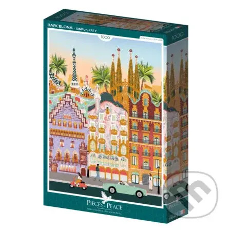 Kúsky Barcelony - Katy Simply - puzzle z kategorie Města a stavby