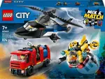 LEGO® City 60462 Remix: Helikoptéra, hasičské auto a ponorka - hra z kategorie City