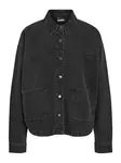 Noisy may Prechodná bunda 'NMKETTIE'  čierny denim