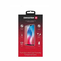 Tvrzené sklo Swissten Full Glue, Color Frame, Case Friendly pro Samsung Galaxy A02s, černá