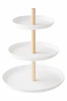 Talířový stojan Yamazaki bílá barva
