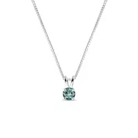 Zlatý prívesok s modrým diamantom KLENOTA