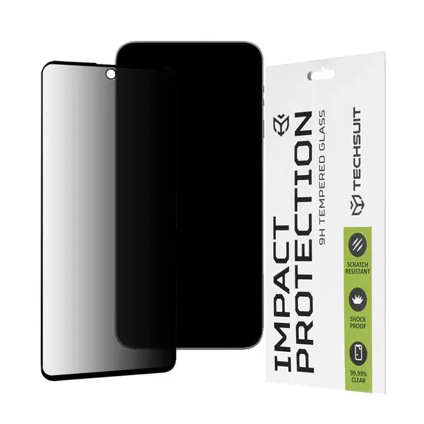 Techsuit 111D Privacy Tvrzené sklo, Xiaomi Redmi Note 14 4G / 5G, černé