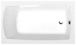 Polysan Vany - Obdélníková vana Lily, 130x70x39 cm, bílá 77511