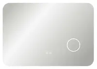 kielle Idolio - Zrcadlo s LED osvětlením a vyhříváním, 70x100 cm, kosmetické zrcátko 50324031