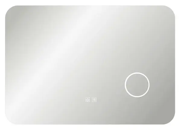 kielle Idolio - Zrcadlo s LED osvětlením a vyhříváním, 70x100 cm, kosmetické zrcátko 50324031