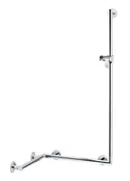 Keuco Plan Care - Madlo se sprchovou tyčí, 88x80 cm, rohové, chrom 34908016611