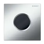 Geberit Splachovací systémy - Elektronické ovládání splachování pisoárů typ 01, síťové napájení, easy to clean, matný chrom 116.021.JQ.5