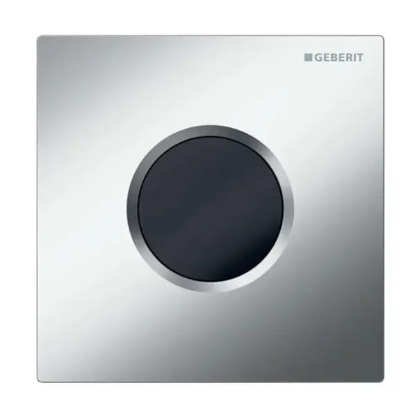 Geberit Splachovací systémy - Elektronické ovládání splachování pisoárů typ 01, síťové napájení, easy to clean, matný chrom 116.021.JQ.5