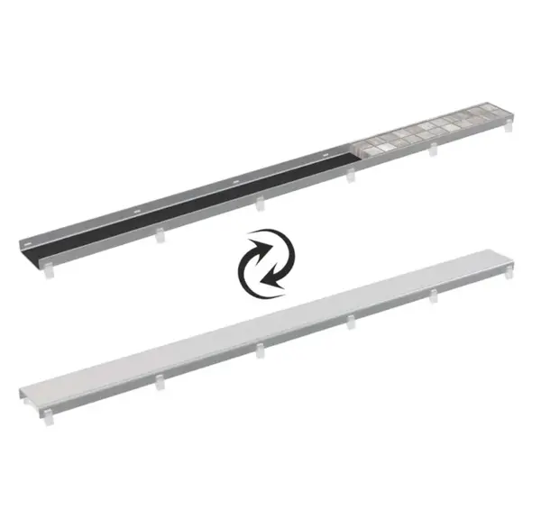 Alcadrain Rošty - Oboustranný rošt DOUBLE 85 cm, nerez DOUBLE-850M