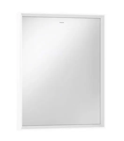 Hansgrohe Xarita E - Zrcadlo s LED osvětlením a vyhříváním, 60x70 cm, IR senzor, matná bílá 54997700