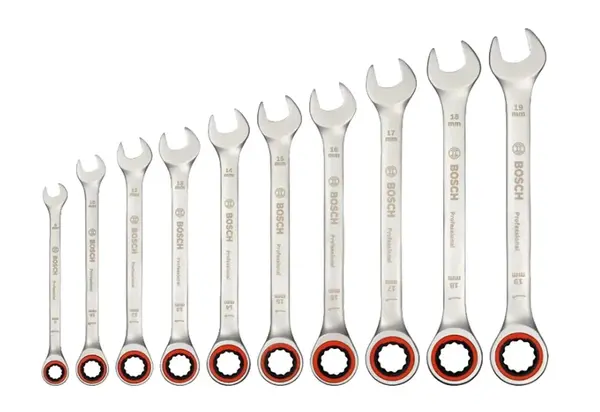 Bosch Nářadí - 10dílná sada kombinovaných ráčnových klíčů 1600A02AU0