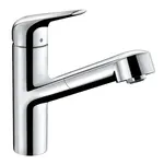 Hansgrohe Focus M42 - Dřezová baterie M427-H150 s výsuvnou sprškou, chrom 71814000