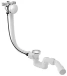 Bruckner Příslušenství - Vanová odtoková a přepadová souprava, s napouštěním, bovden 550 mm, chrom 164.255.1