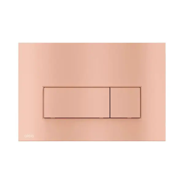 Alcadrain Thin - Ovládání splachování, matný red gold M57-RG-M