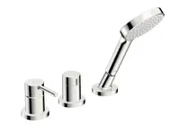 Hansa Vantis Style - Baterie na okraj vany, 3-otvorová instalace, chrom 54709007