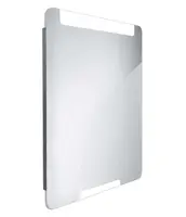Nimco Zrcadla - Zrcadlo s LED osvětlením, 60x80 cm, hliník ZP 22002