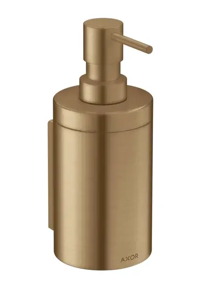 Axor Universal Circular - Dávkovač mýdla s držákem, kartáčovaný bronz 42810140
