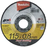 Makita Príslušenstvo - Rezný kotúč na nehrdzavejúcu oceľ 115x22,2 mm B-46947